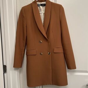 Zara Long Blazer Dress/jacker
